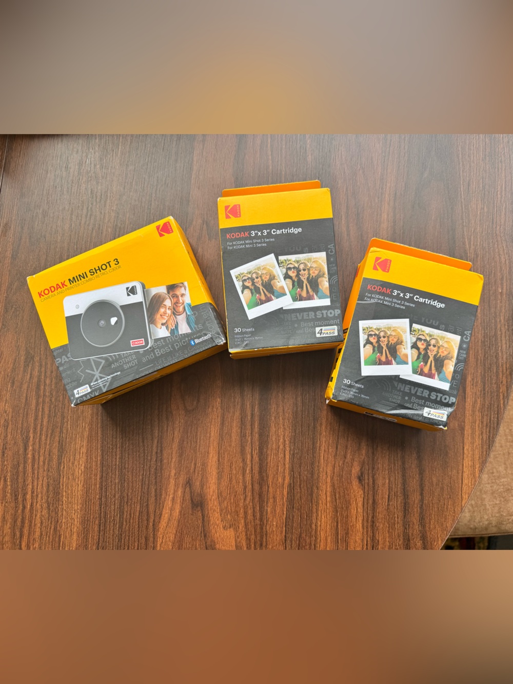Kodak Mini Shot 3 Instant Camera + 60 Sheet Cartridges